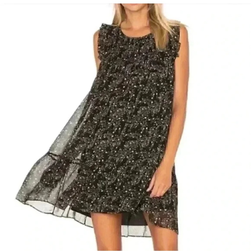 Joie Tahoma Color: Caviar Floral Mini Dress